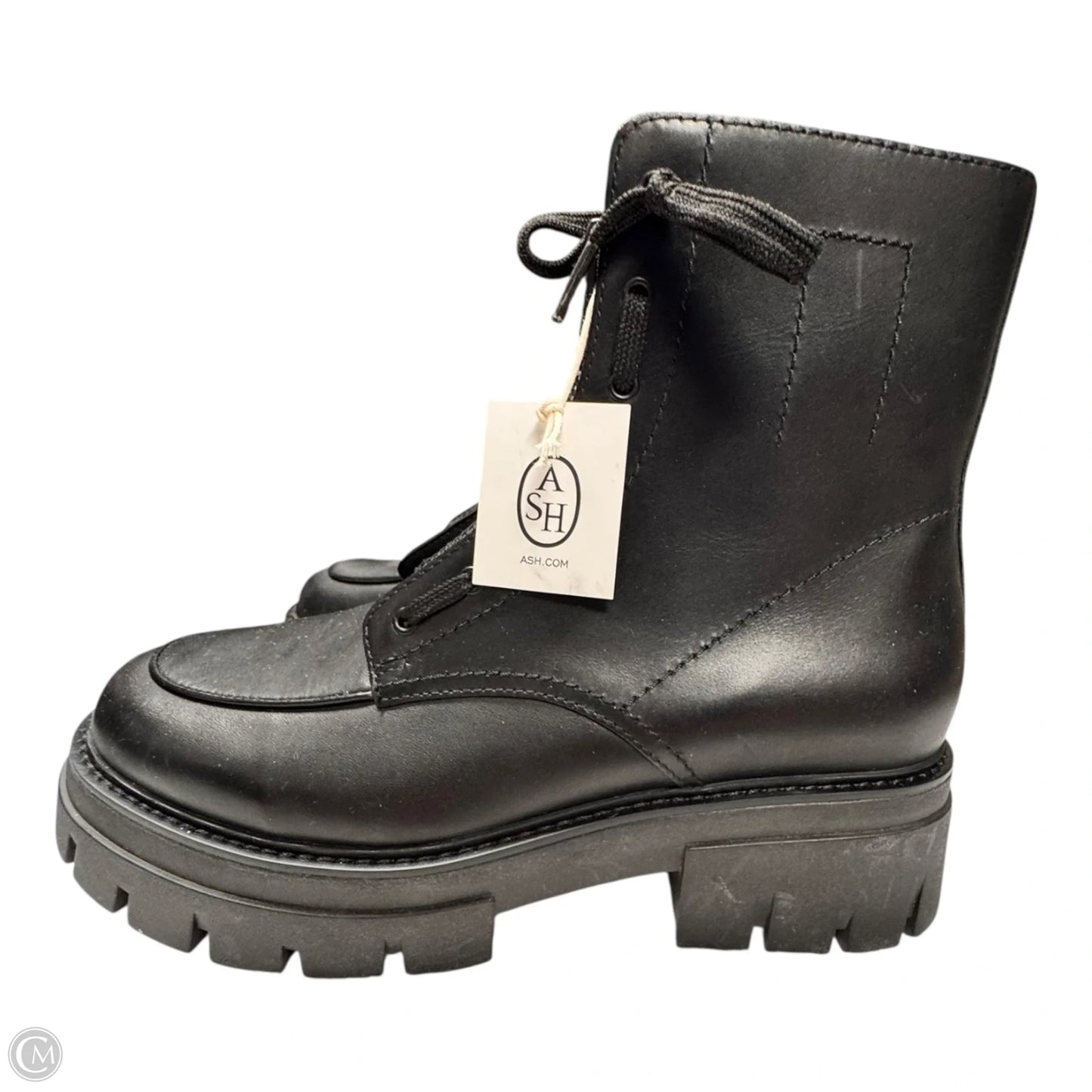 Boots Combat By Ash In Black, Size: 9