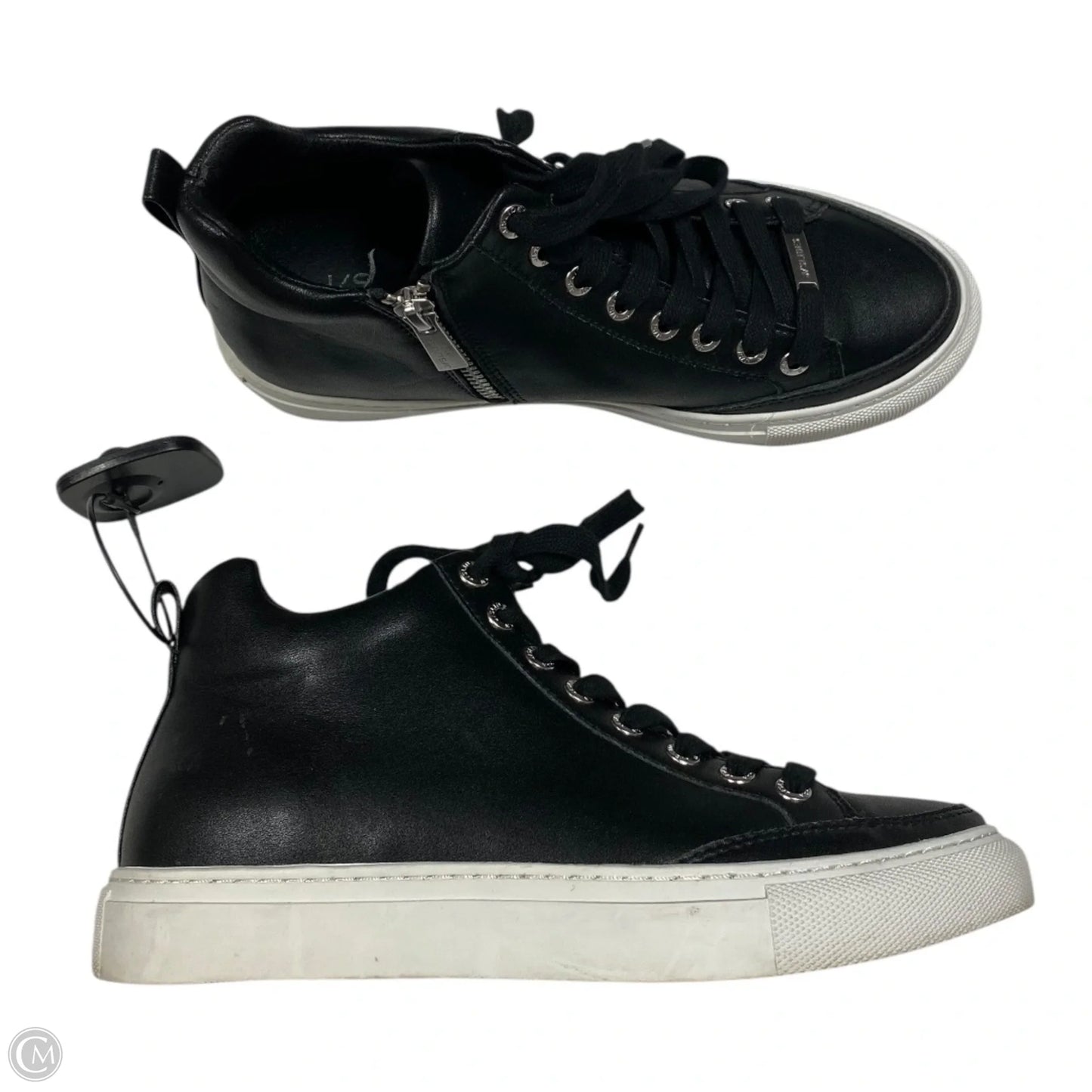 Shoes Athletic By J Slides In Black, Size: 6.5