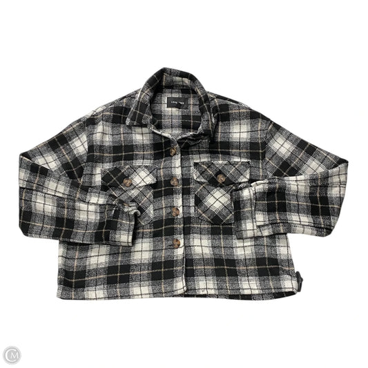 Blazer By Love Tree In Plaid Pattern, Size: L