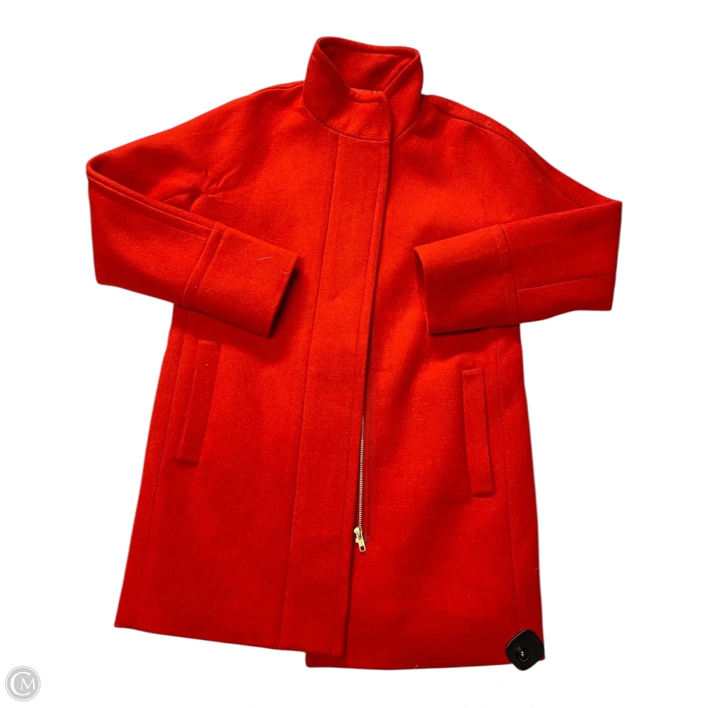 Coat Wool By J. Crew In Red, Size: 4