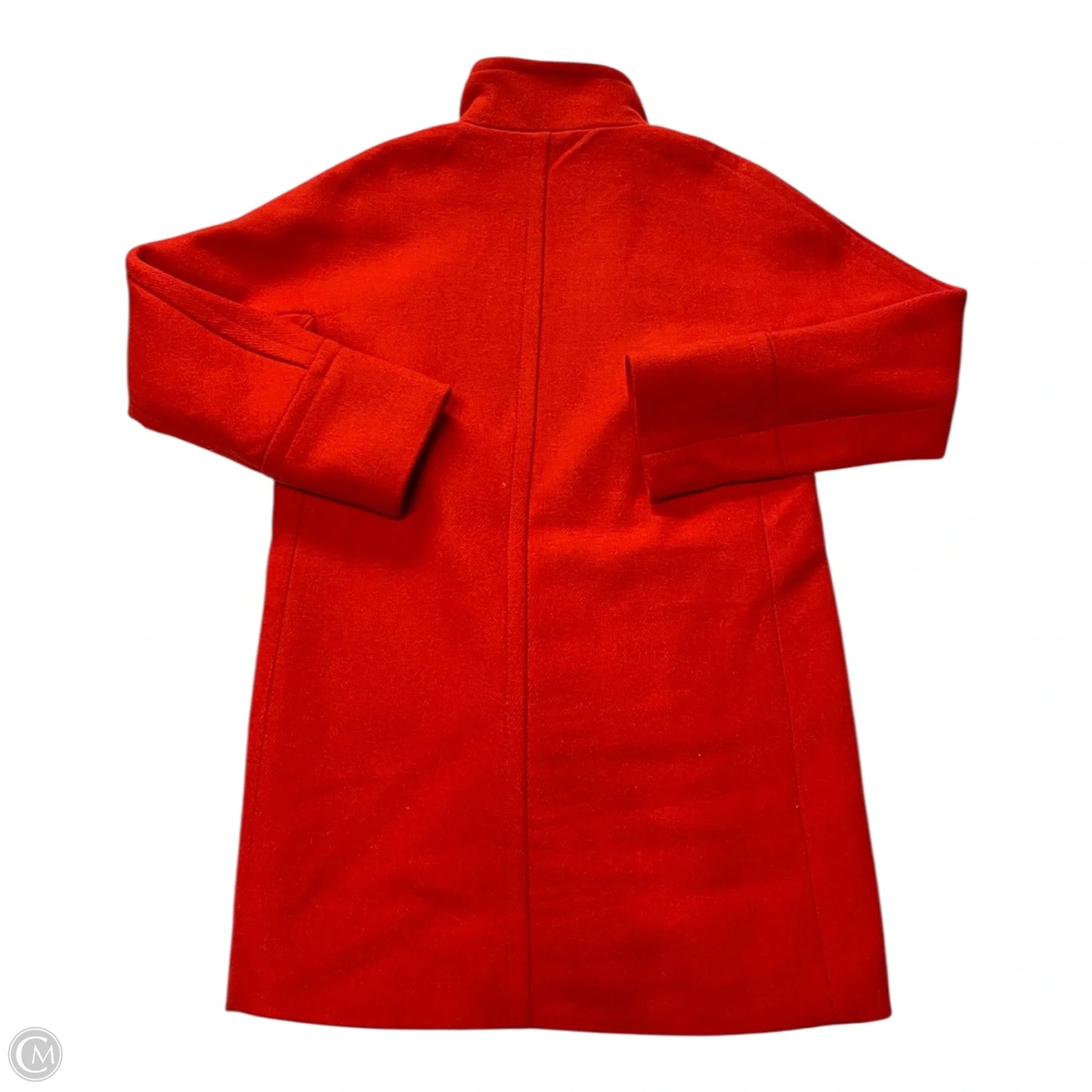 Coat Wool By J. Crew In Red, Size: 4