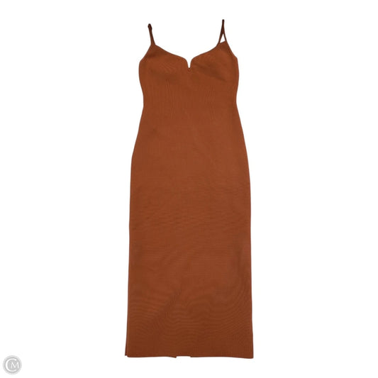 Dress Party Midi By Express In Brown, Size: S