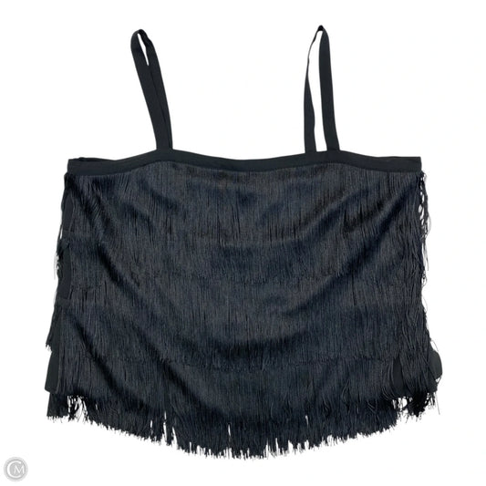 Top Sleeveless By Ann Taylor In Black, Size: L