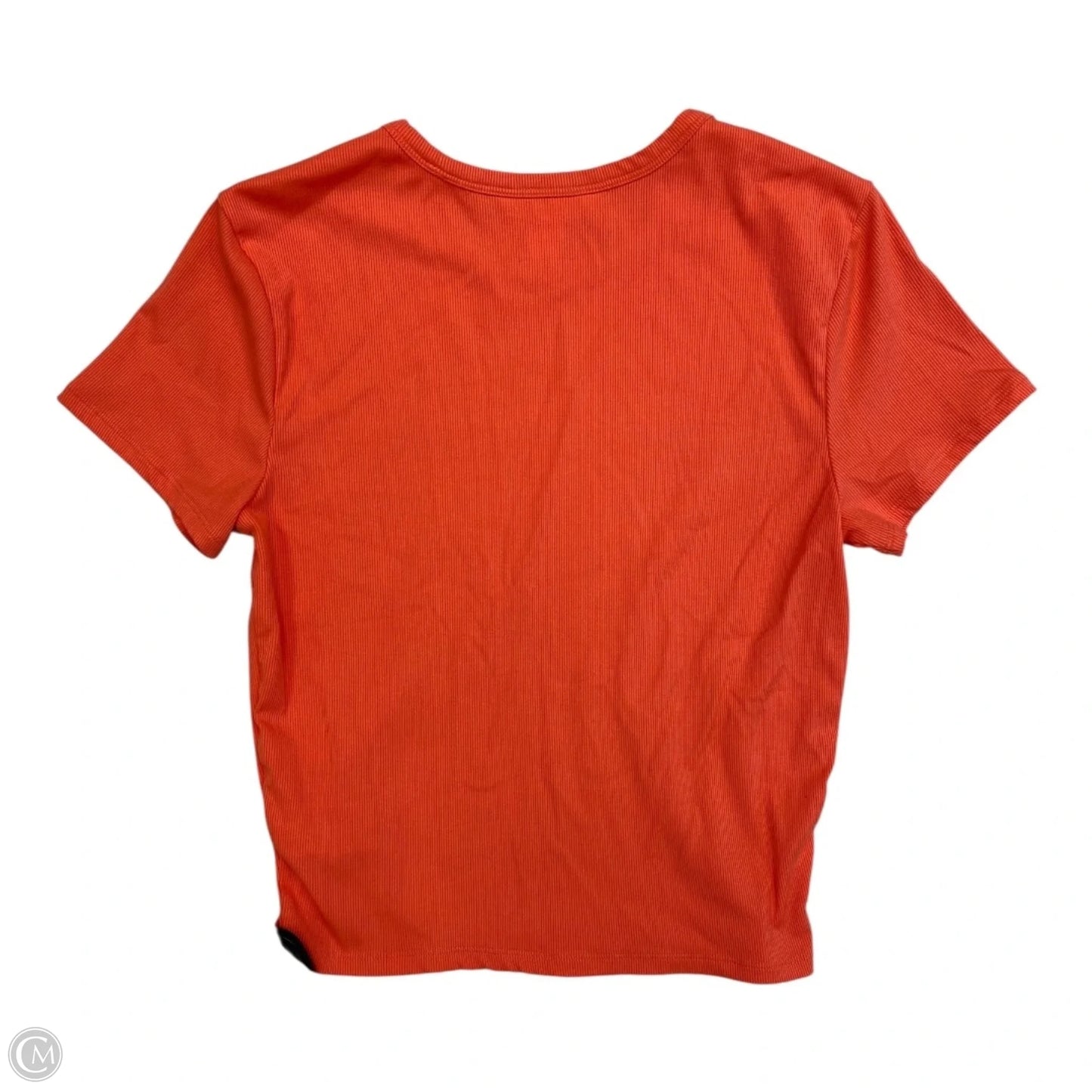 Athletic Top Short Sleeve By Athleta In Coral, Size: M