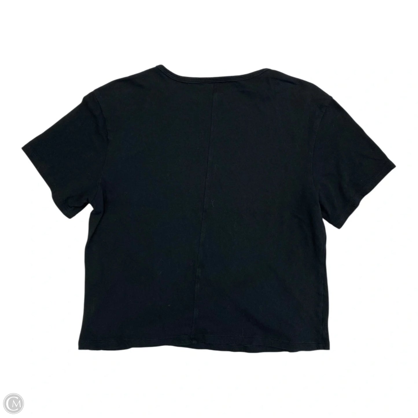 Athletic Top Short Sleeve By Athleta In Black, Size: S