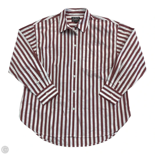 Top Long Sleeve By J. Crew In Striped Pattern, Size: S