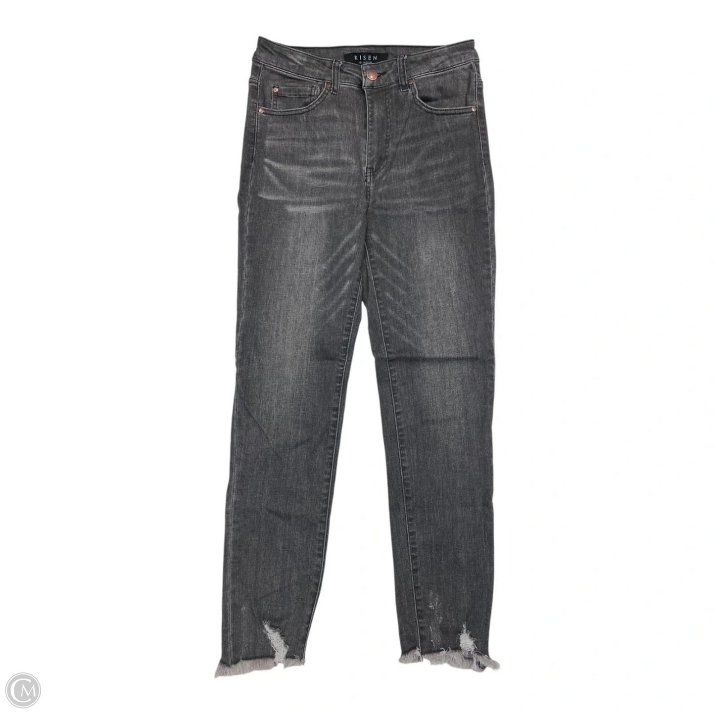Jeans Skinny By Risen In Black Denim, Size: 6