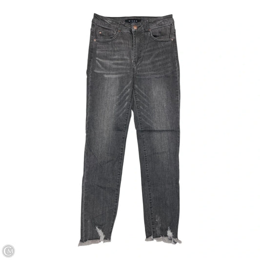 Jeans Skinny By Risen In Black Denim, Size: 6