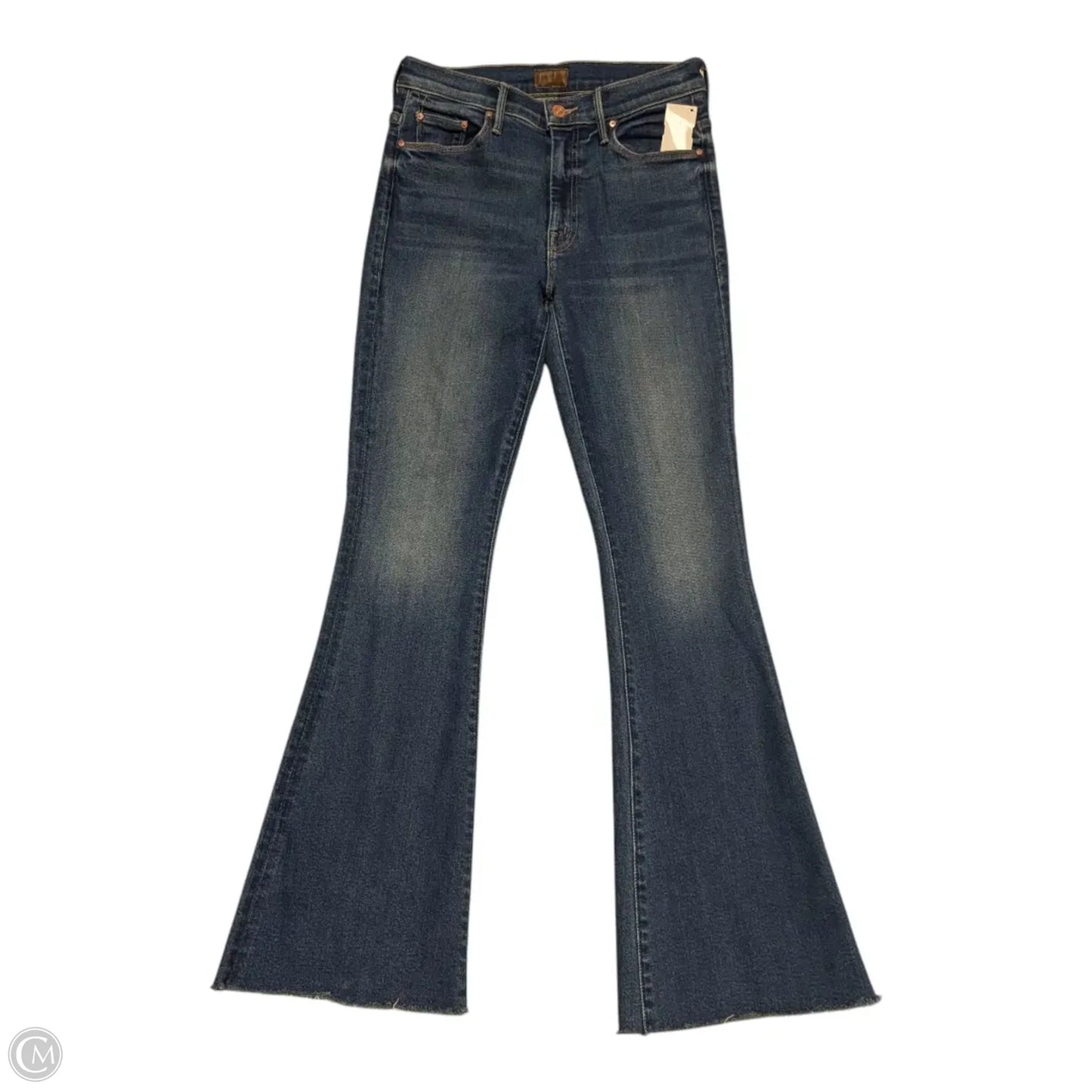 Jeans Flared By Mother In Blue Denim, Size: 4