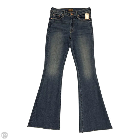 Jeans Flared By Mother In Blue Denim, Size: 4