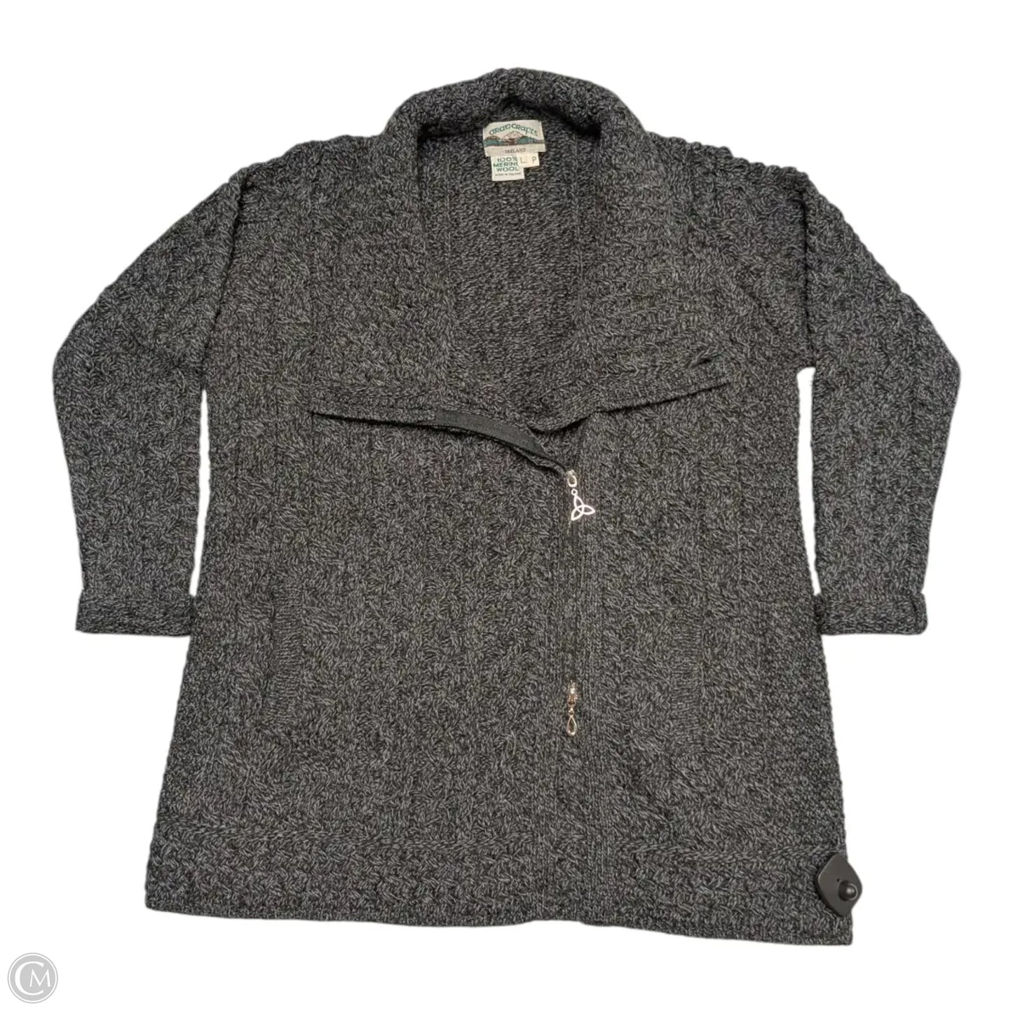 Sweater Cardigan By Cmc In Black, Size: Lp