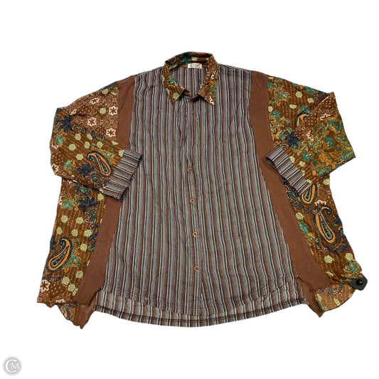 Top Long Sleeve By Free People In Multi-colored, Size: Xs