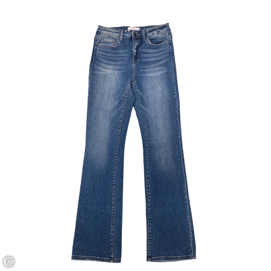Jeans Straight By Vervet In Blue Denim, Size: 4