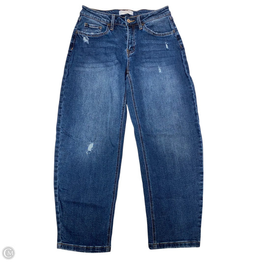 Jeans Boyfriend By Vervet In Blue Denim, Size: 4