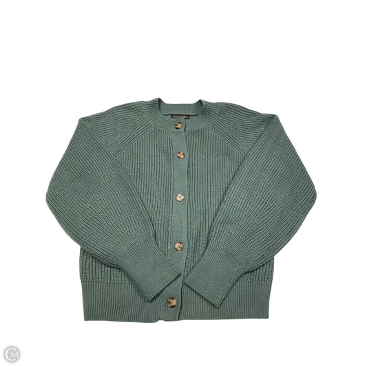 Sweater Cardigan By Banana Republic In Green, Size: M