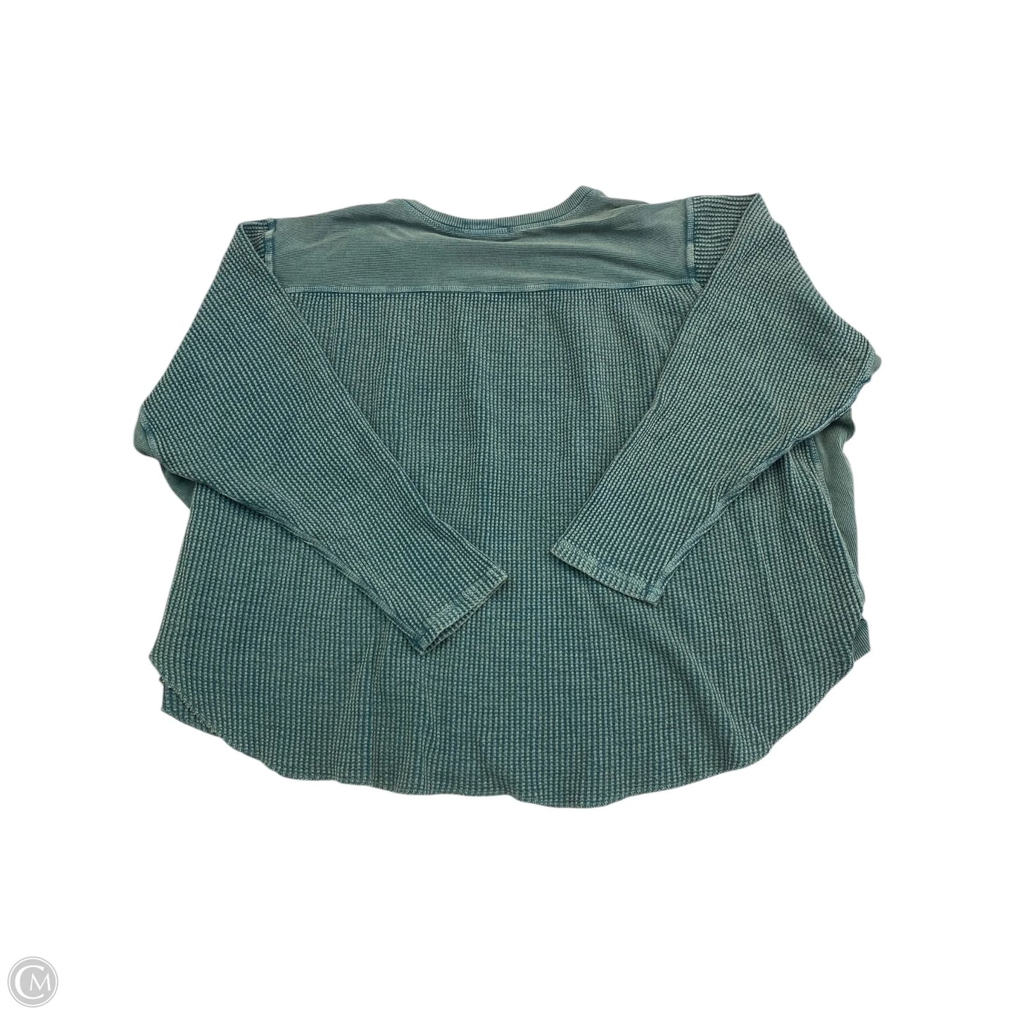Top Long Sleeve By Free People In Green, Size: M