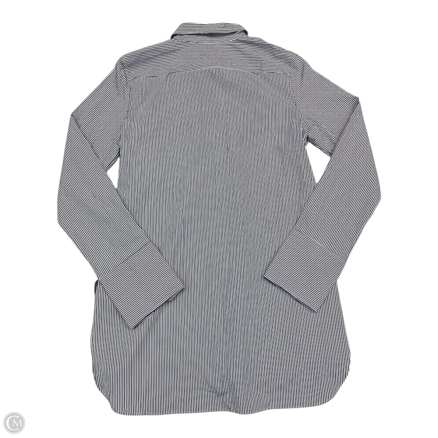 Tunic Long Sleeve By J. Crew In Striped Pattern, Size: 12