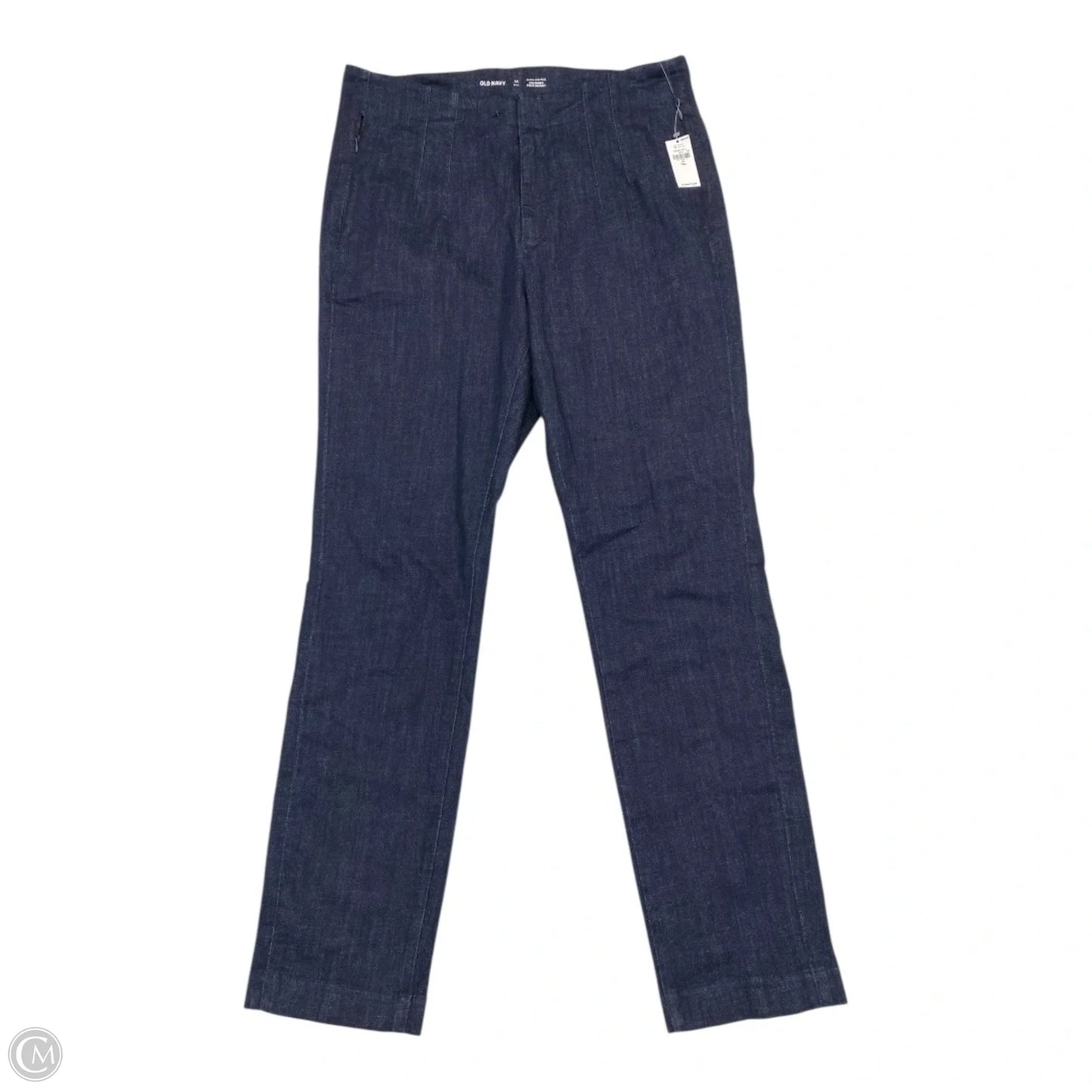Jeans Skinny By Old Navy In Blue Denim, Size: 14l