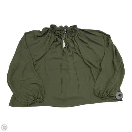 Top Long Sleeve By Madewell In Green, Size: S