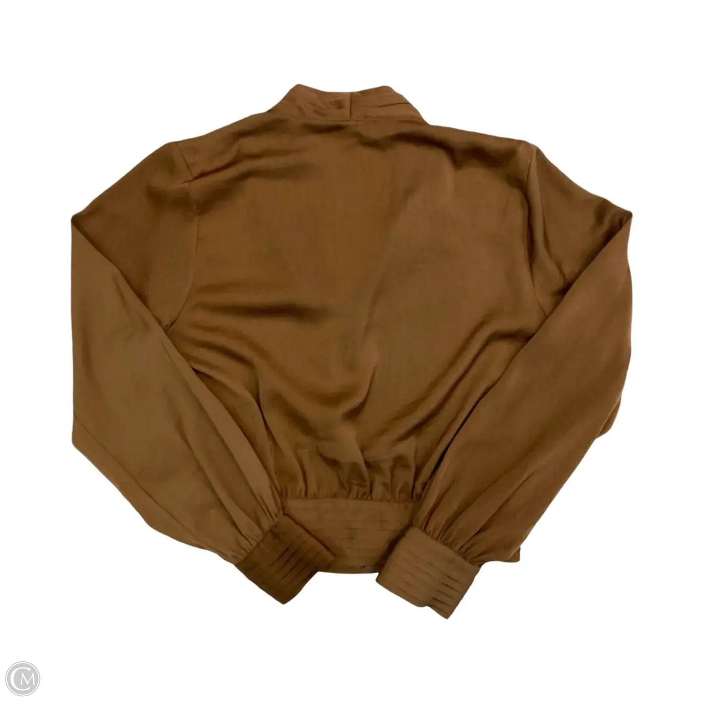 Top Long Sleeve By Banana Republic In Brown, Size: Xs