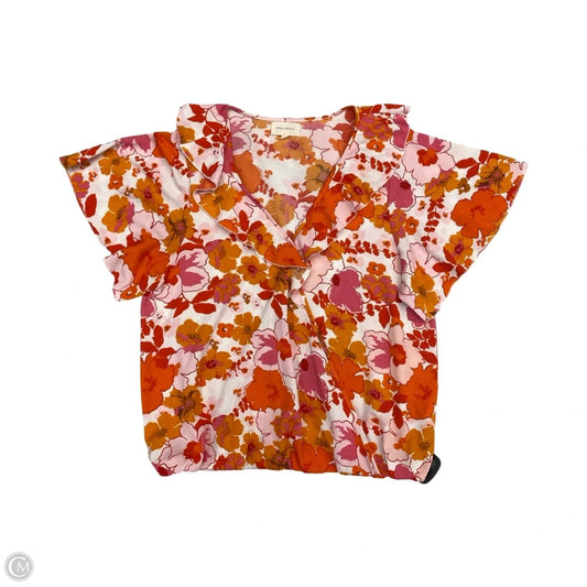 Top Short Sleeve By Melloday In Multi-colored, Size: M