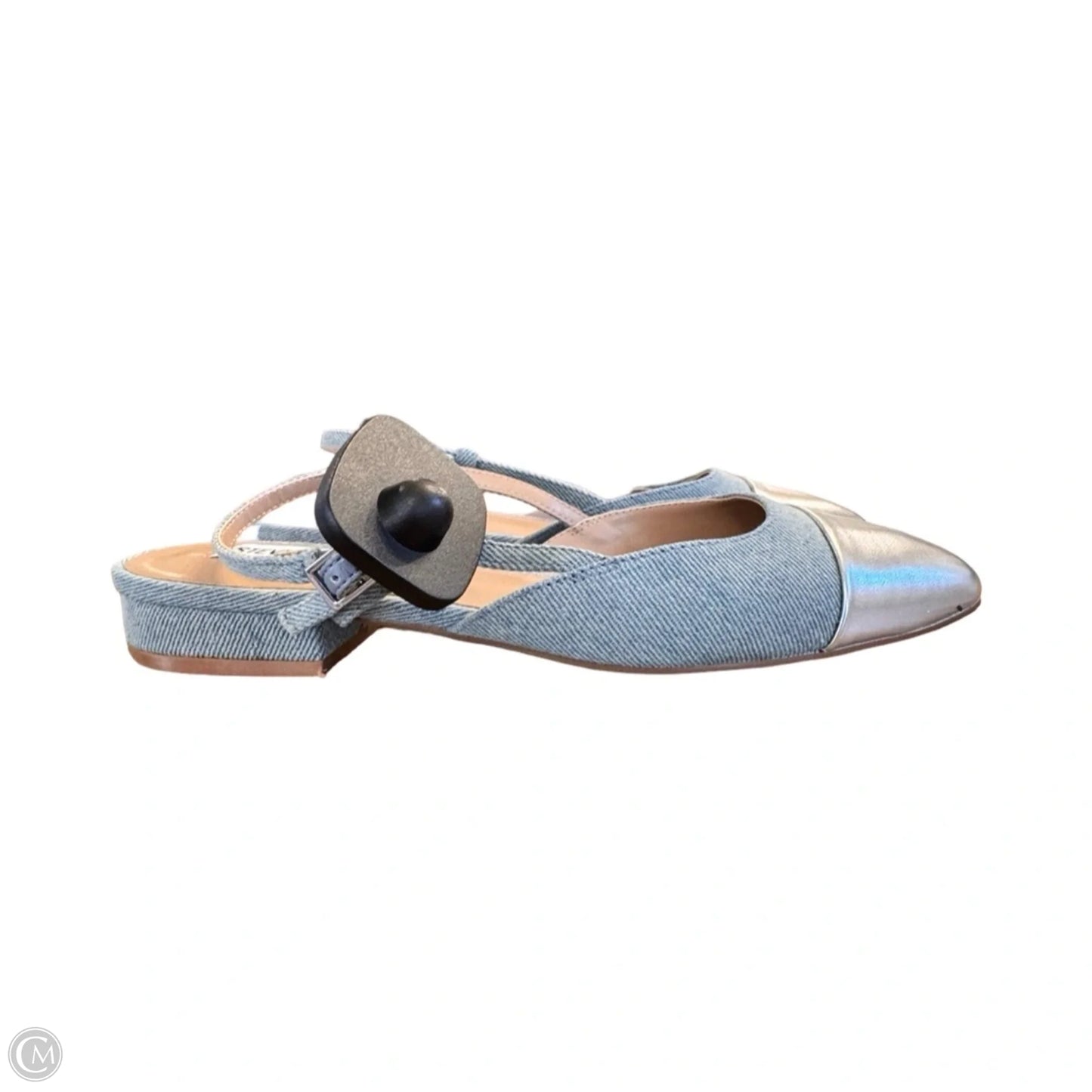 Shoes Flats By Steve Madden In Blue Denim, Size: 8