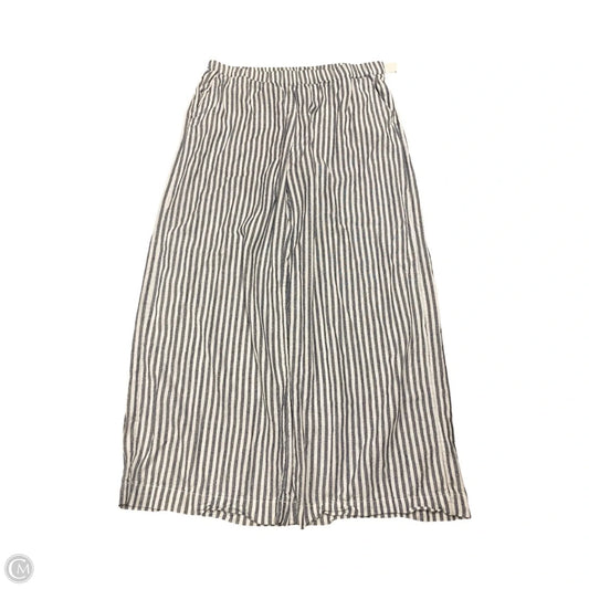 Pants Wide Leg By Caslon In Striped Pattern, Size: L
