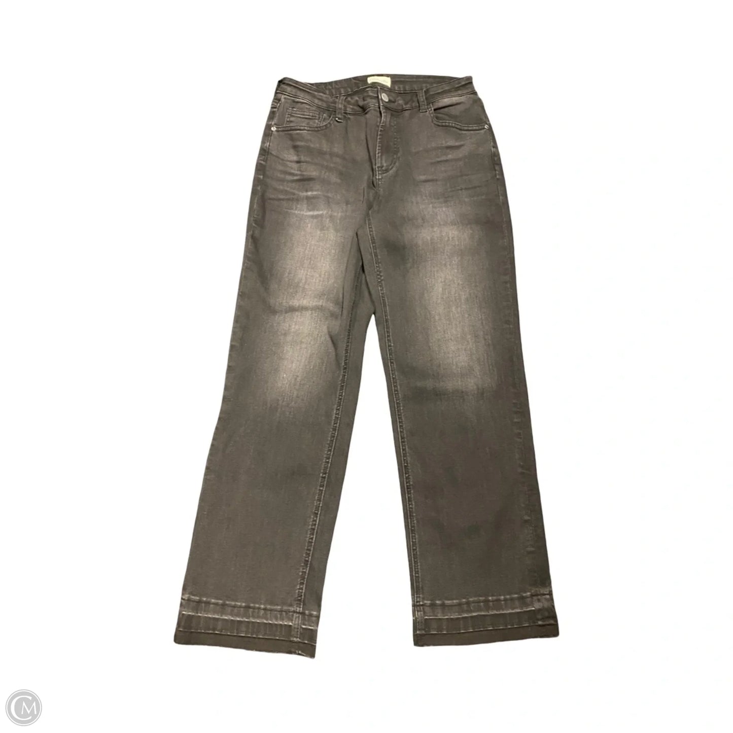 Jeans Straight By Hint Of Blu In Black Denim, Size: 8
