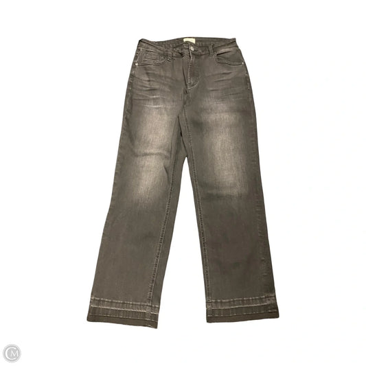 Jeans Straight By Hint Of Blu In Black Denim, Size: 8