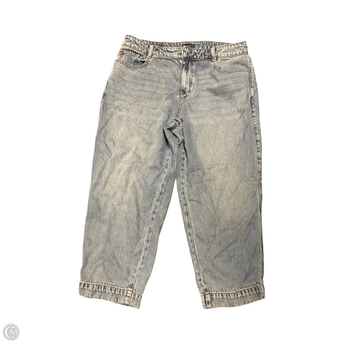 Jeans Cropped By Talbots In Blue Denim, Size: 12p