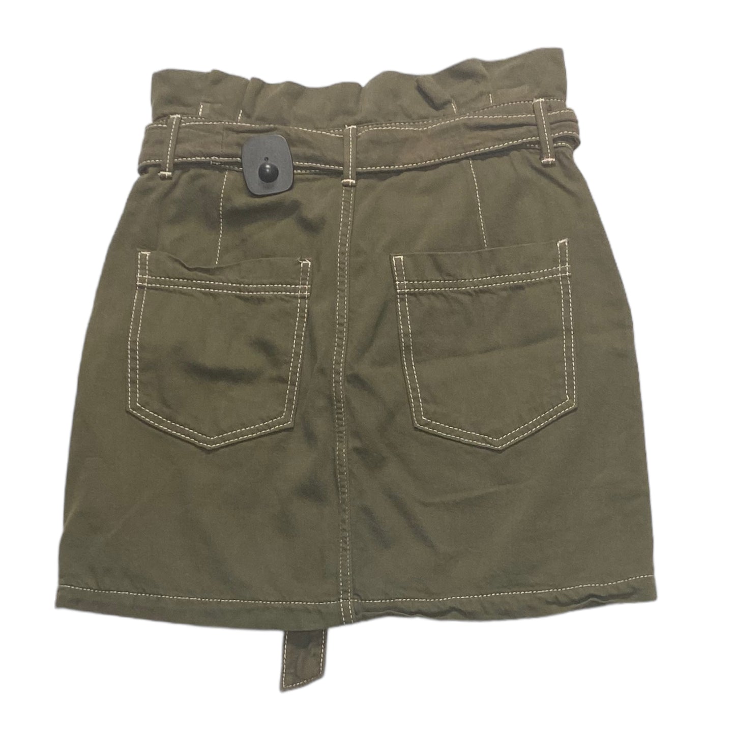 Green Skirt Mini & Short Free People, Size 6