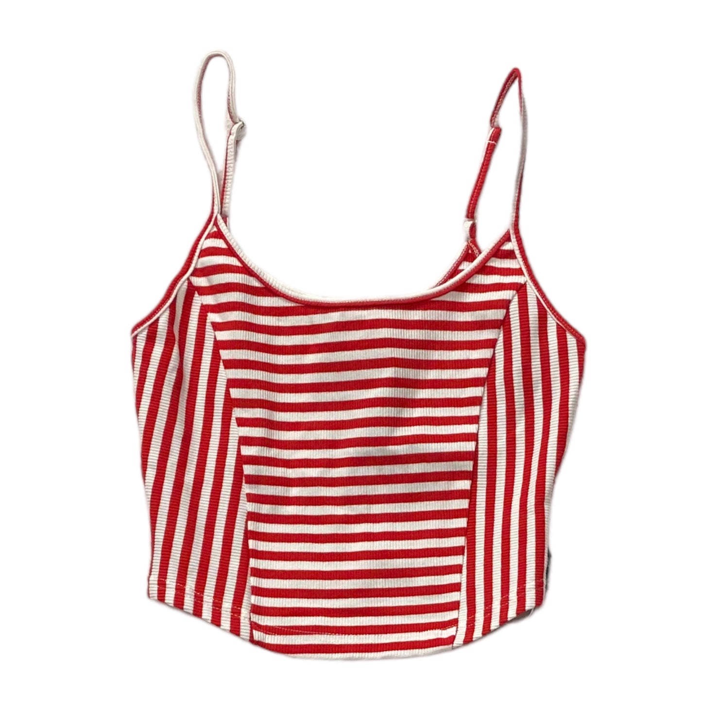 Red & White Top Sleeveless Papermoon, Size S