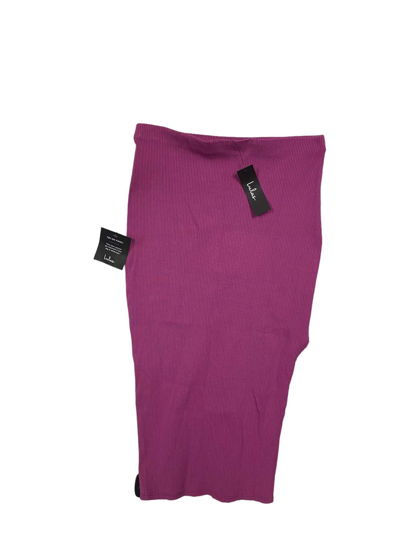 Purple Skirt Midi Lulus, Size M