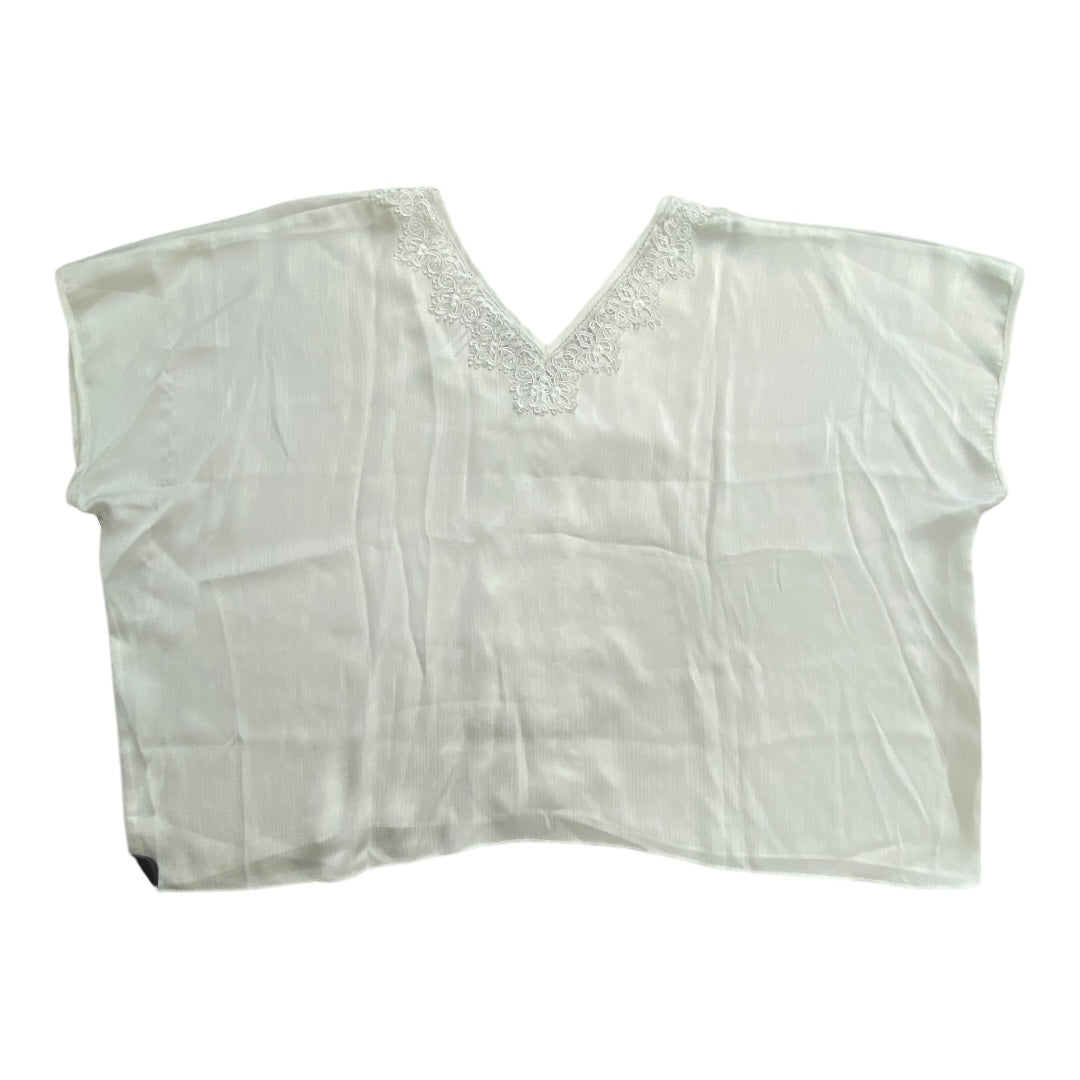 Top Short Sleeve By Flora Nikrooz In White, Size: Xs