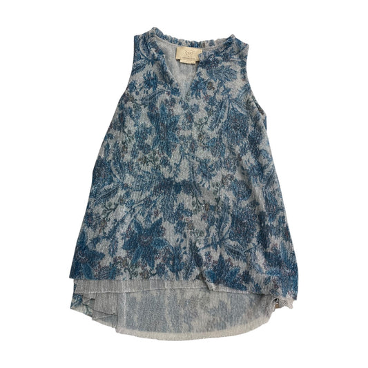 Top Sleeveless By Anthropologie In Blue, Size: Xs