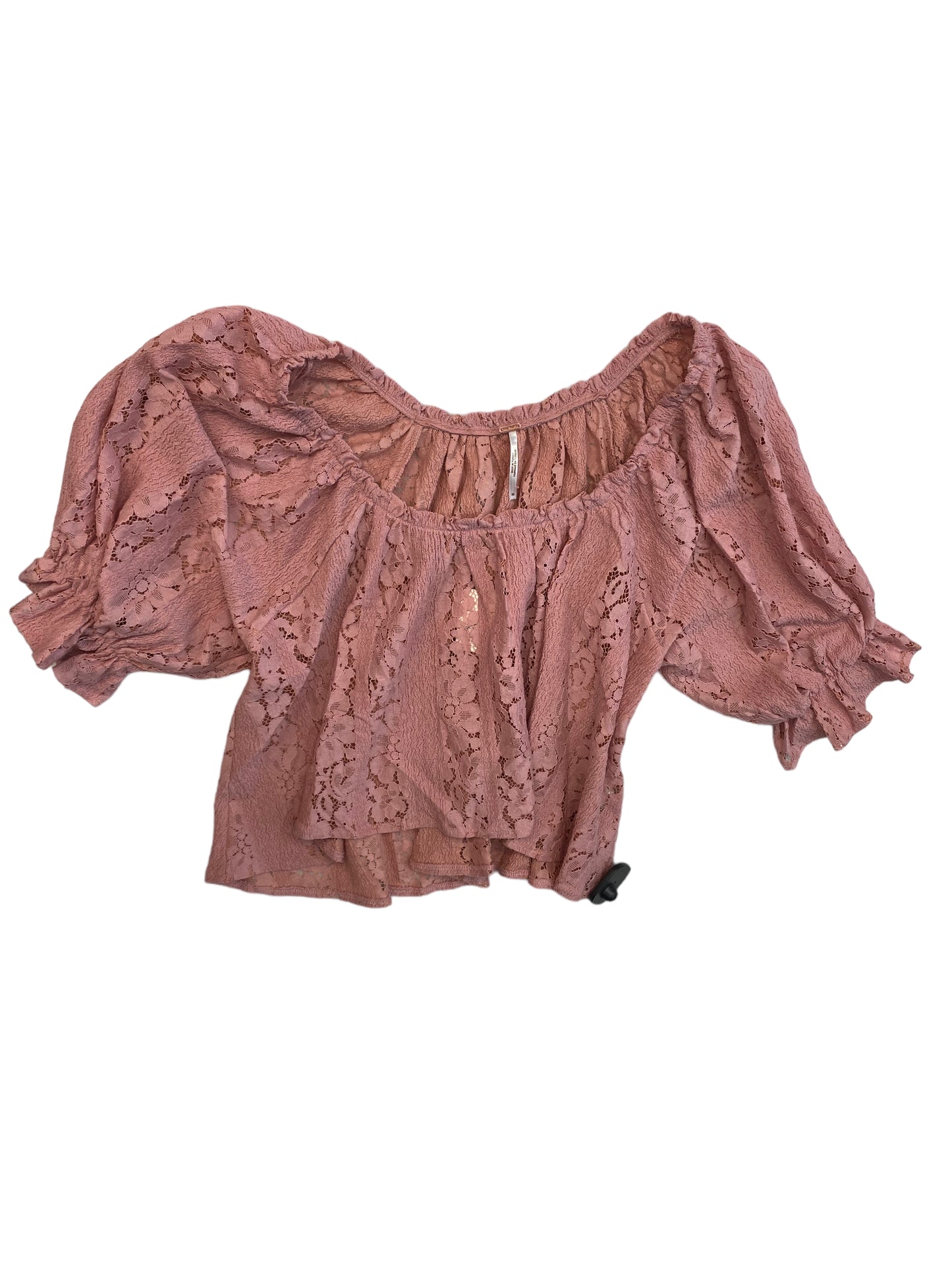 Pink Top Long Sleeve Free People, Size M