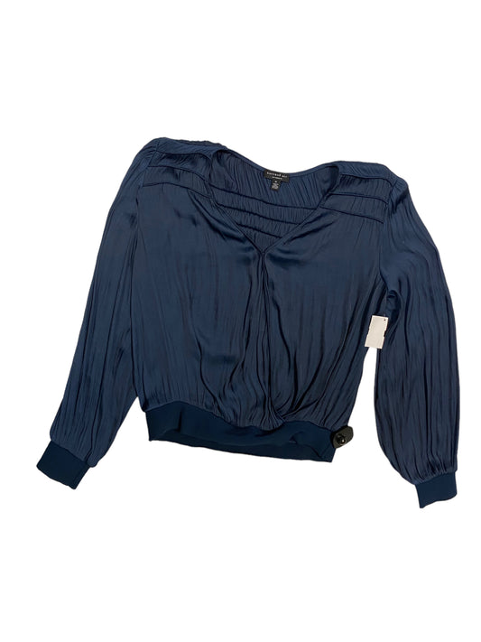 Navy Top Long Sleeve Current Air, Size M