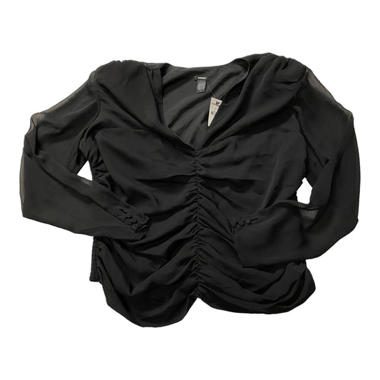 Black Top Long Sleeve Express, Size Xl