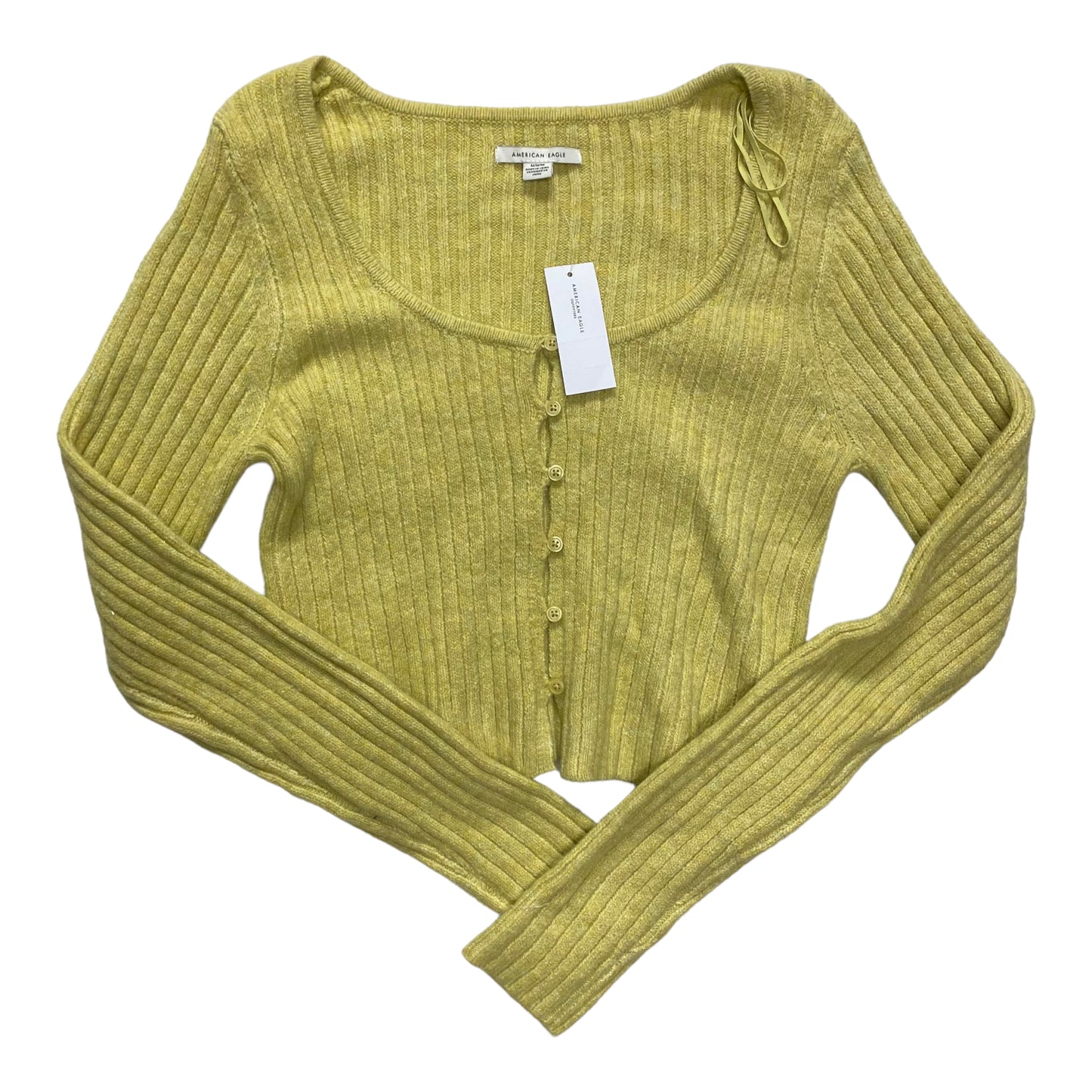 Sweater By American Eagle In Yellow, Size: M