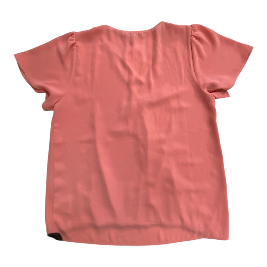 Top Short Sleeve By Allison Joy In Coral, Size: Xs