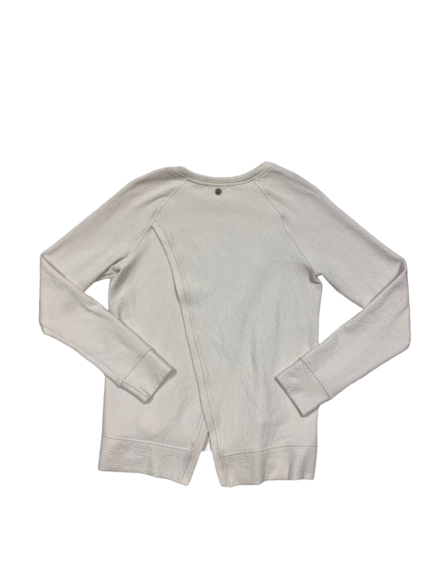 Top Long Sleeve By Prana In Cream, Size: S