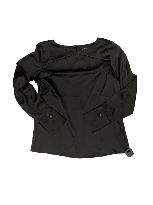 Top Long Sleeve By Banana Republic In Black, Size: M