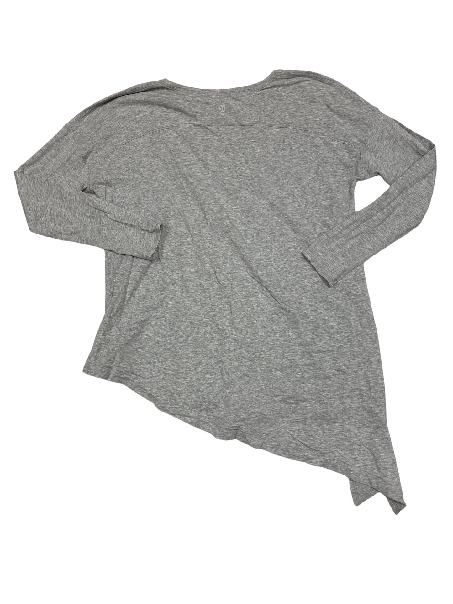 Athletic Top Long Sleeve Crewneck By Lululemon In Grey, Size: 6