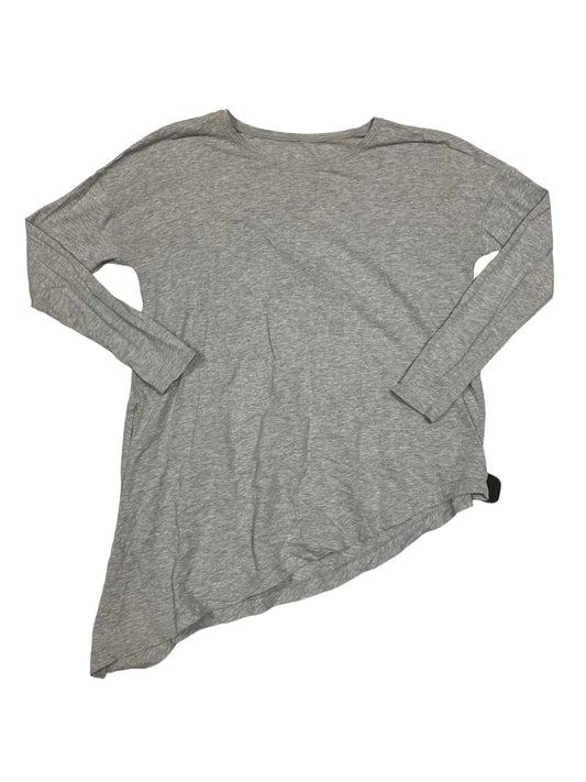 Athletic Top Long Sleeve Crewneck By Lululemon In Grey, Size: 6