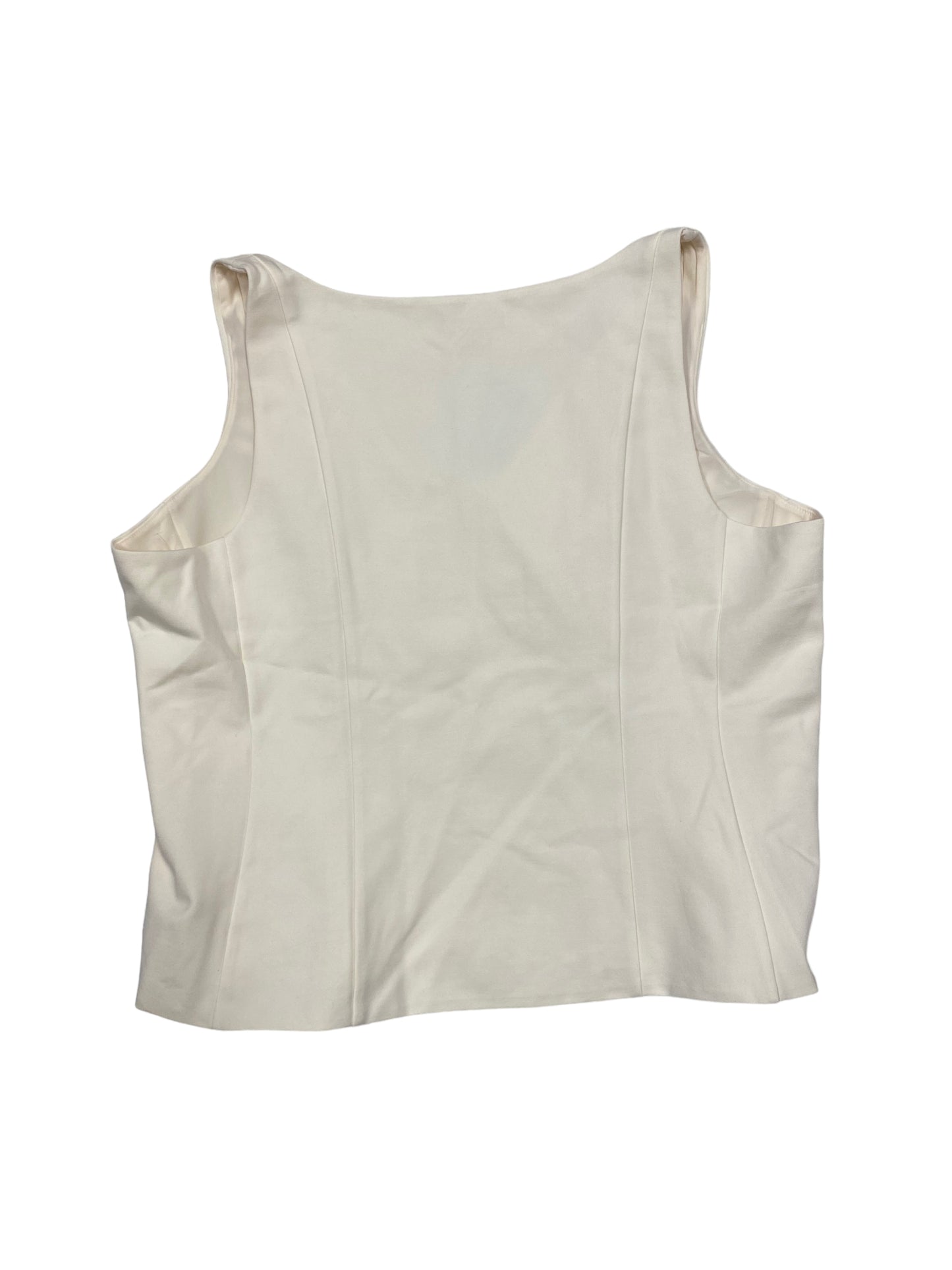 Top Sleeveless By Express In Cream, Size: Xl