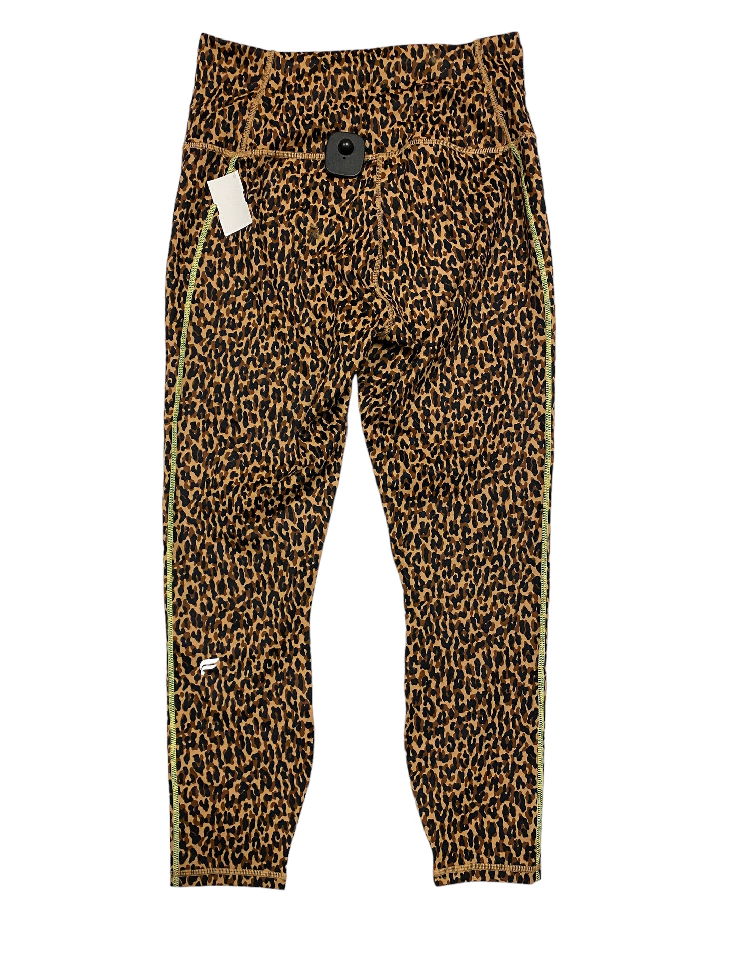 Athletic Leggings By Fabletics In Animal Print, Size: L