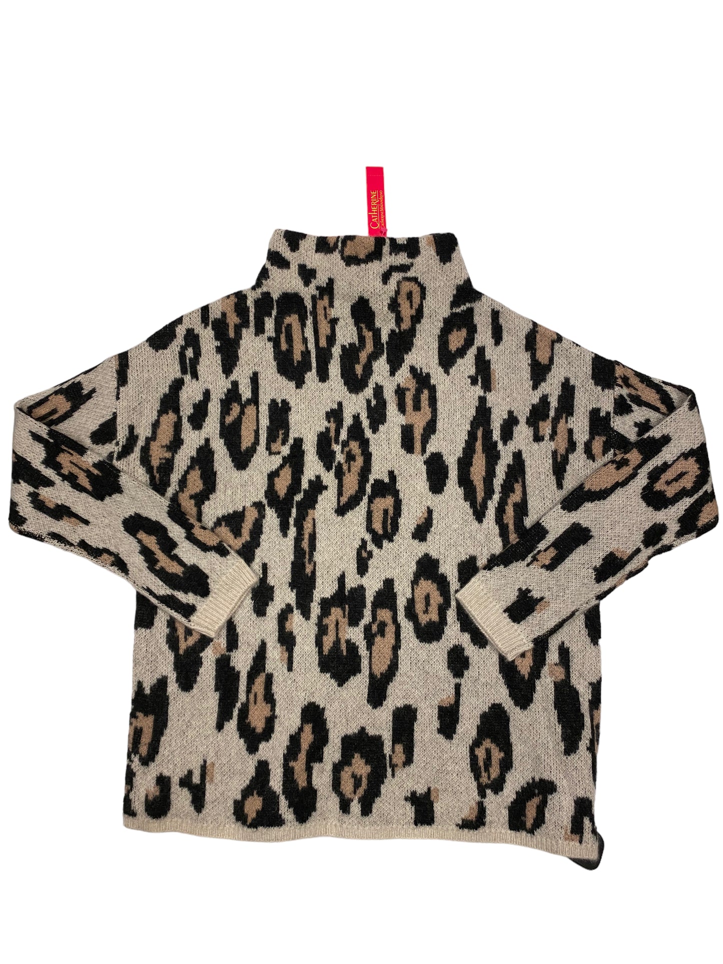 Sweater Cashmere By Catherine Malandrino In Animal Print, Size: Xs