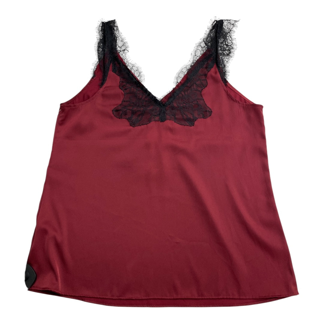 Top Sleeveless By Express In Red, Size: Xs