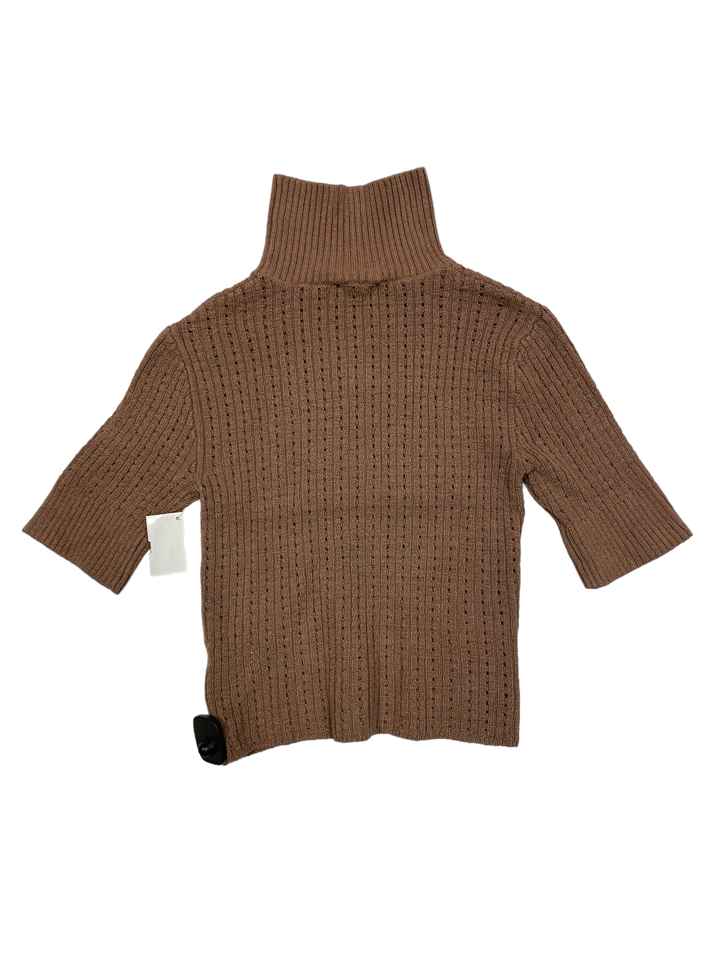 Sweater Short Sleeve By Dress Forum In Brown, Size: M