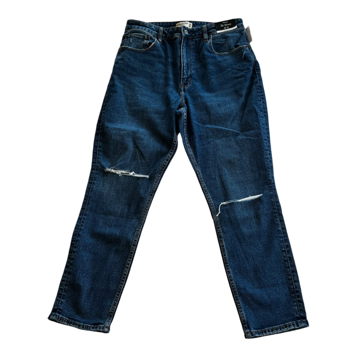 Jeans Flared By Abercrombie And Fitch In Blue, Size: 14